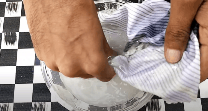 remove truck bike grease stains out of clothes